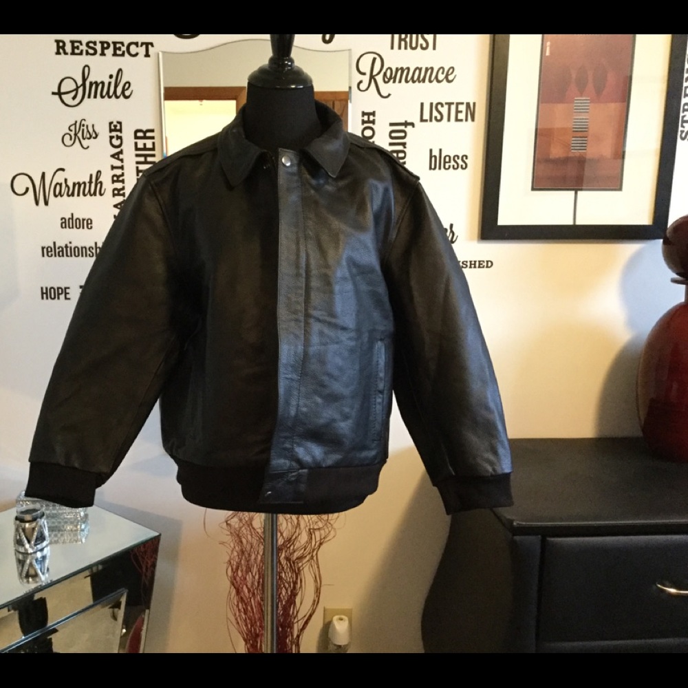 Boys leather jacket